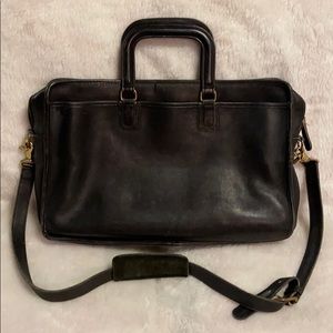 Vintage Coach 5276 Leather Briefcase Messenger Bag